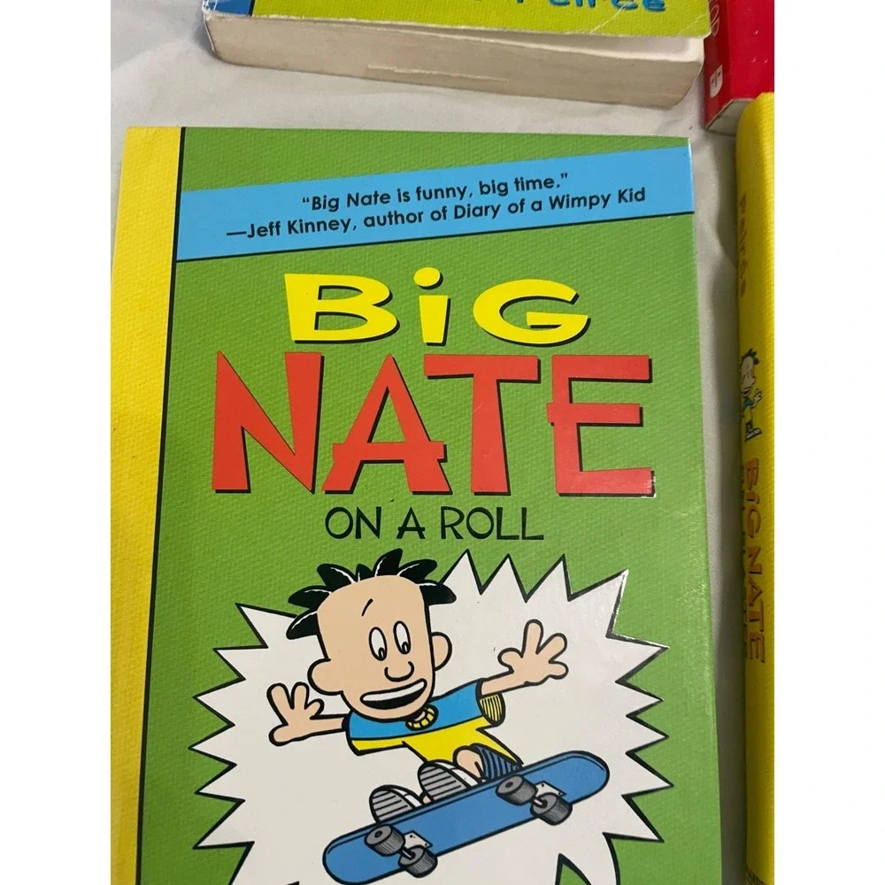 Big‎ Nate Book Series: lives it up , from the top,fun blaster, on a roll